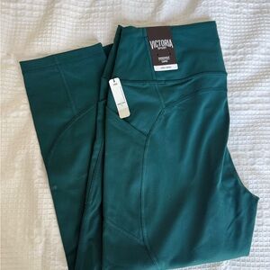 NWT Victoria's Secret Teal Capri Leggings